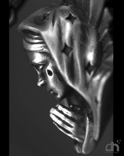 Virgen de Guadalupe Pendant "Black Tear" -Limited Edition 153 Pieces-